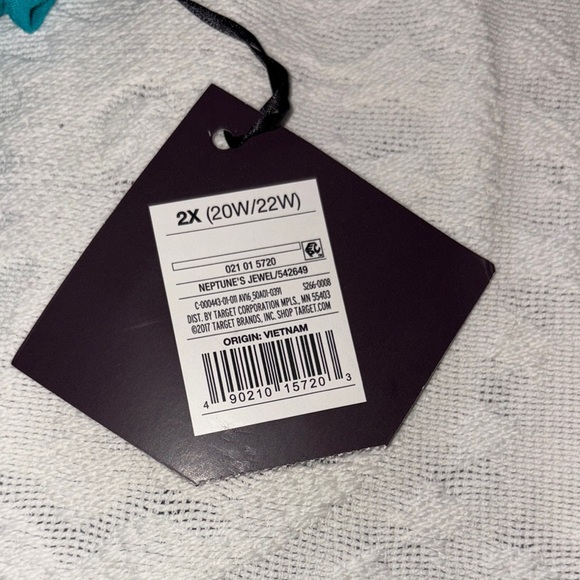 BNWT Ava & Viv Teal Women's Top No Longer Sold in Stores - Picture 4 of 8